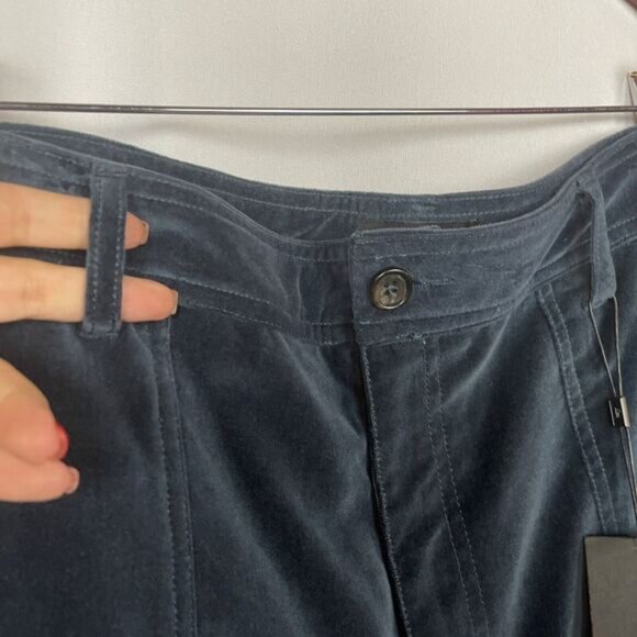 Frye Nadia Velvet Flare Pants Navy size 31 - Picture 8 of 12